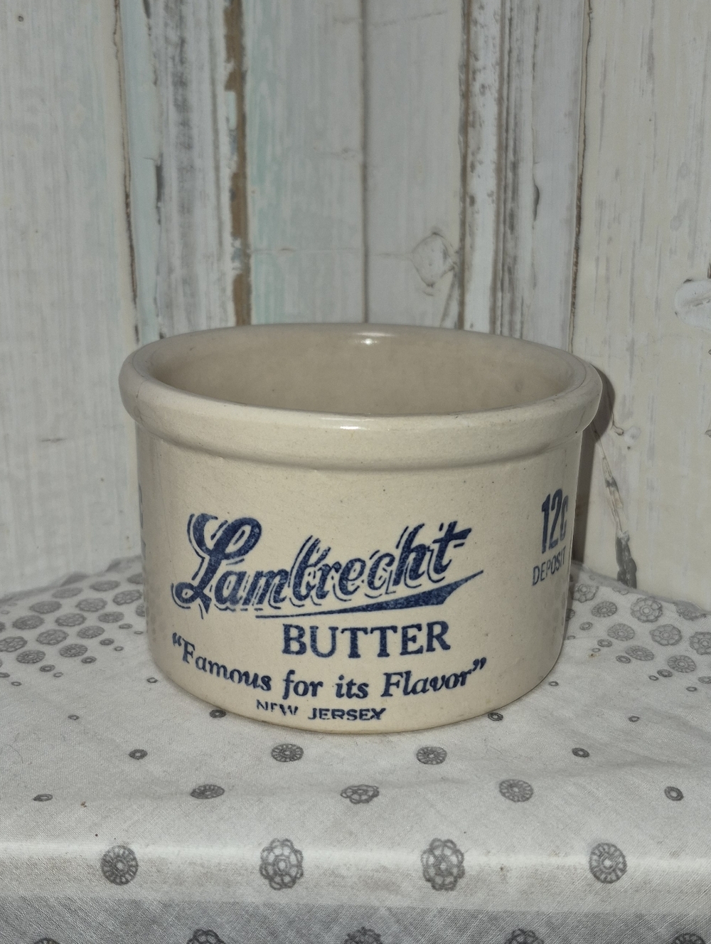 Lambrecht Stoneware Crock